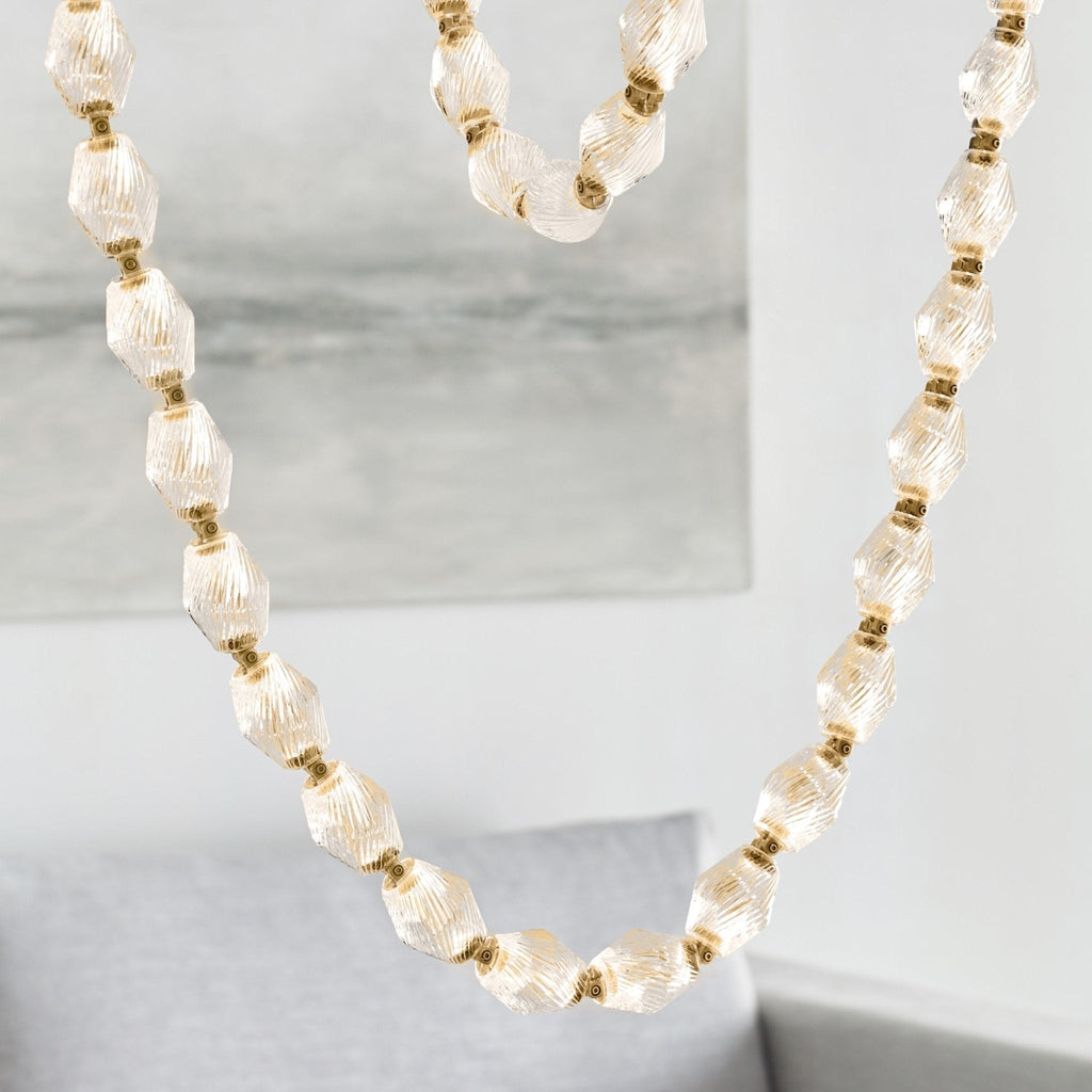 Glass Chain Chandelier — Chandelier | Maison Monashee — view 41