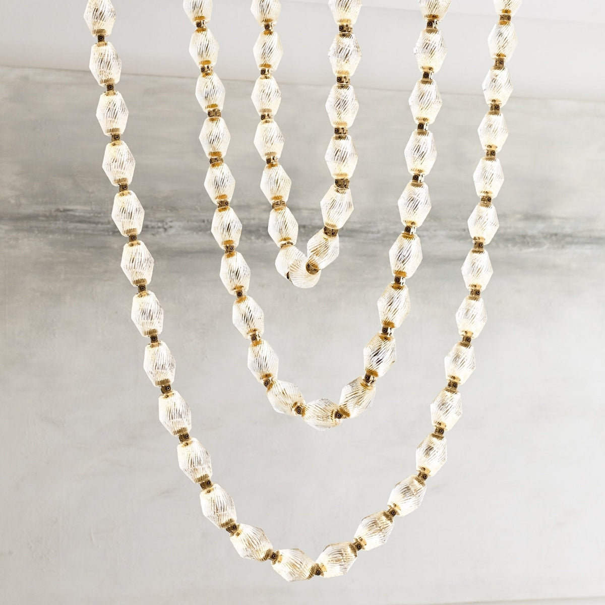 Glass Chain Chandelier — Chandelier | Maison Monashee — view 42