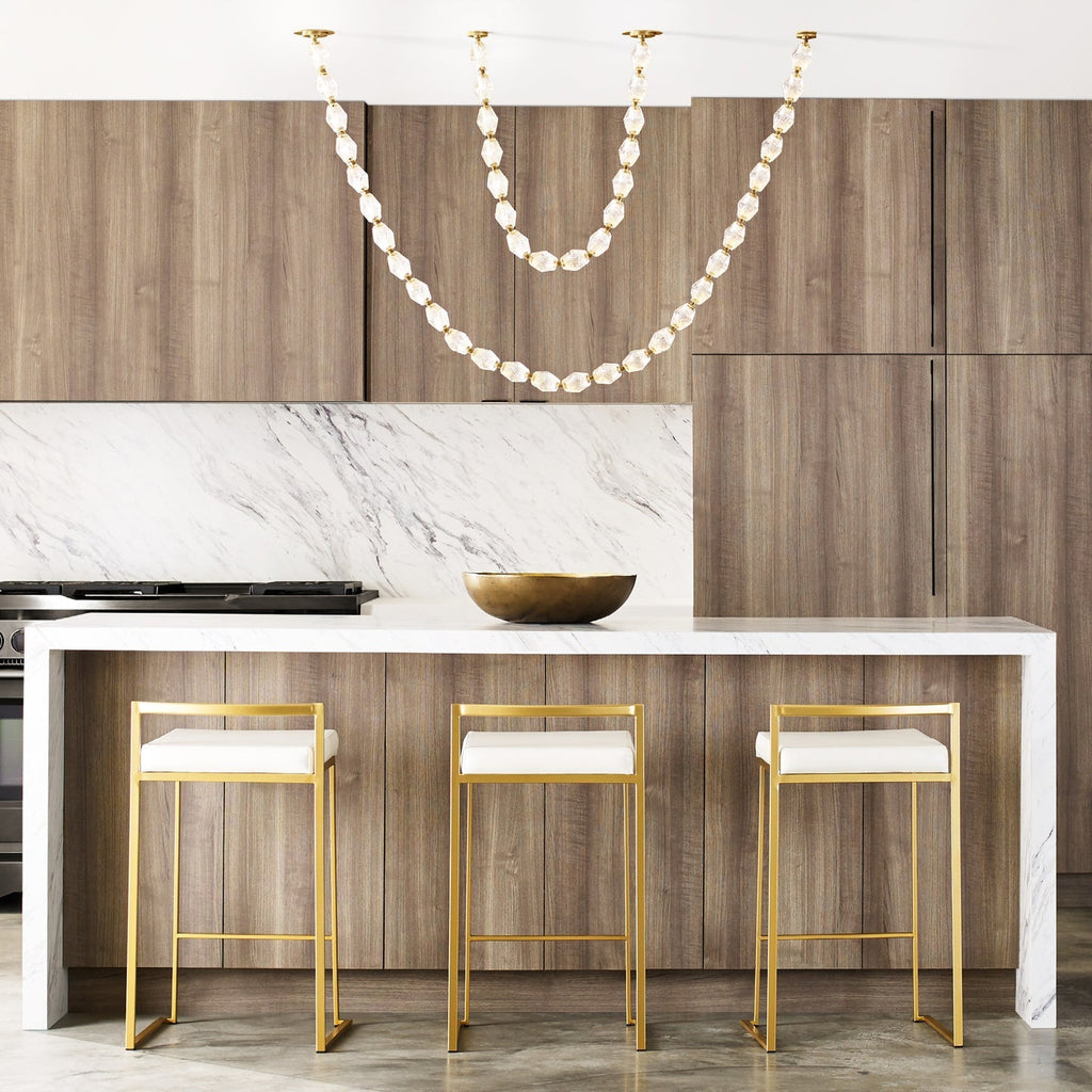 Glass Chain Chandelier — Chandelier | Maison Monashee — view 18