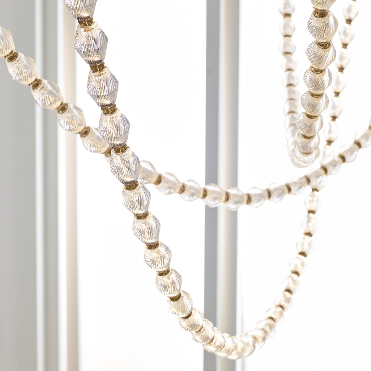 Glass Chain Chandelier — Chandelier | Maison Monashee — view 23