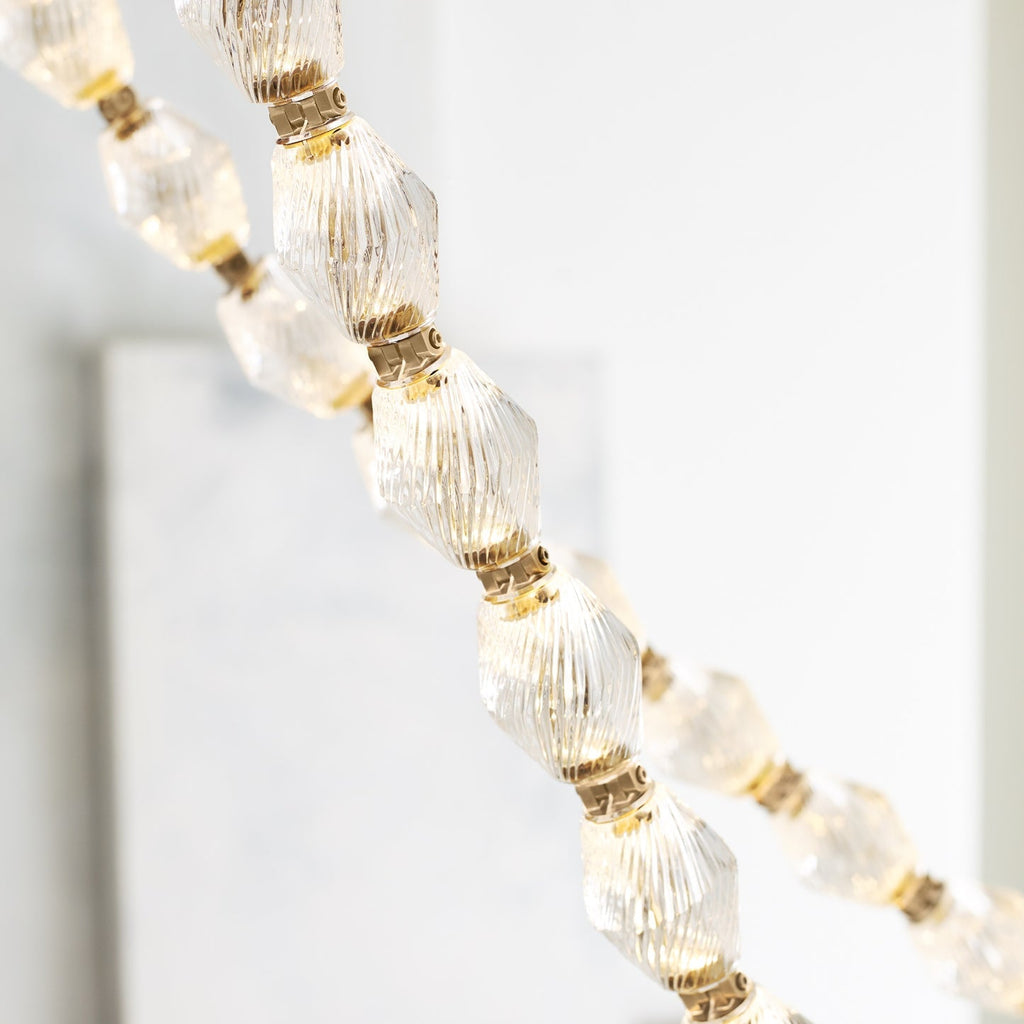 Glass Chain Chandelier — Chandelier | Maison Monashee — view 35