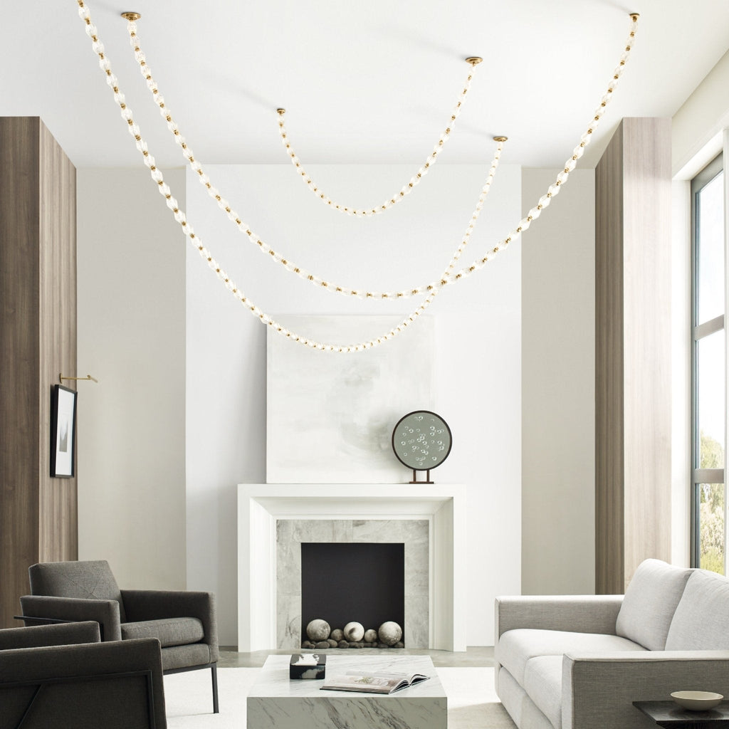 Glass Chain Chandelier — Chandelier | Maison Monashee — view 67