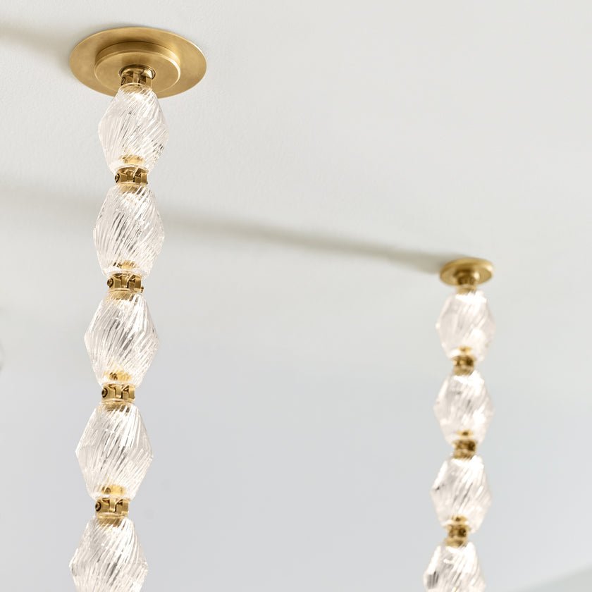 Glass Chain Chandelier — Chandelier | Maison Monashee — view 36