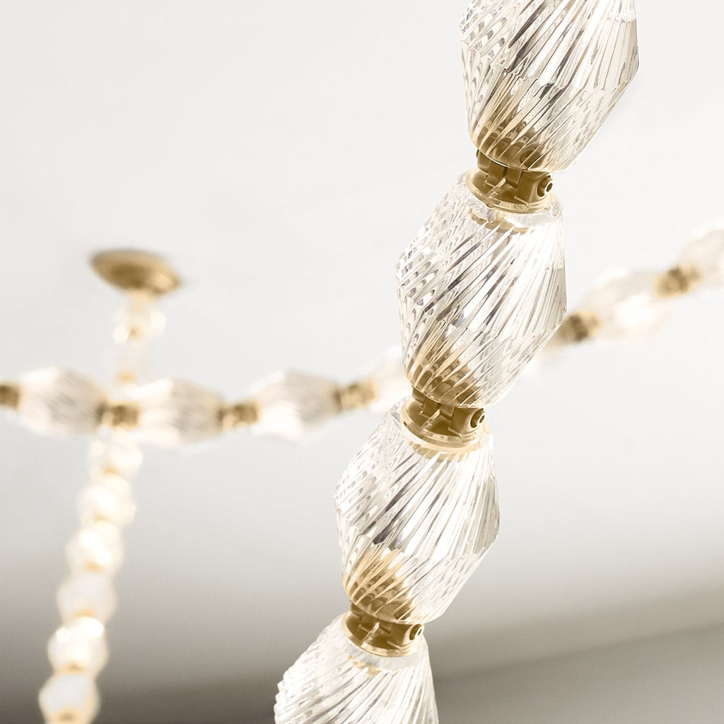 Glass Chain Chandelier — Chandelier | Maison Monashee — view 78