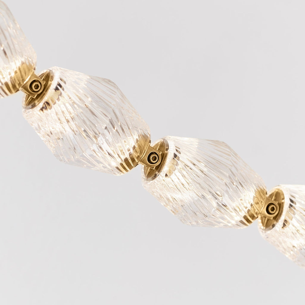 Glass Chain Chandelier — Chandelier | Maison Monashee — view 79