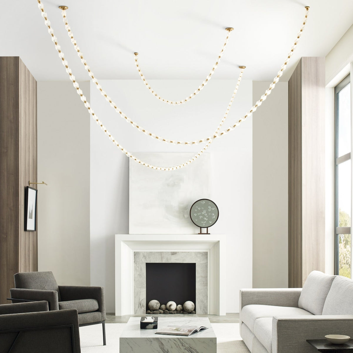 Glass Chain Chandelier — Chandelier | Maison Monashee — view 80
