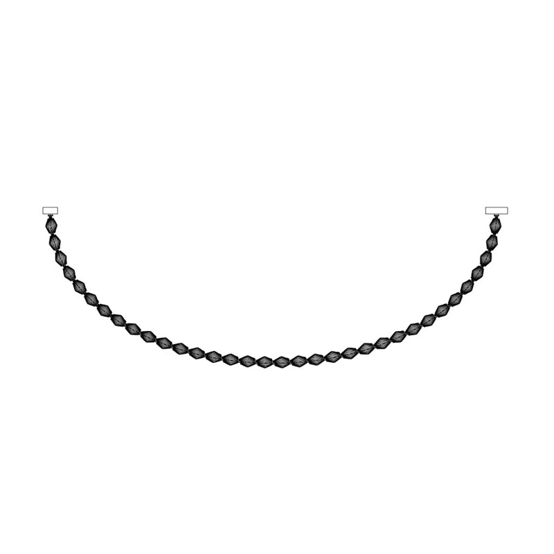 Glass Chain Chandelier — Chandelier | Maison Monashee — view 87