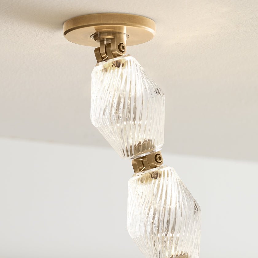 Glass Chain Chandelier — Chandelier | Maison Monashee — view 88