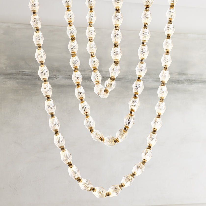 Glass Chain Chandelier — Chandelier | Maison Monashee — view 17