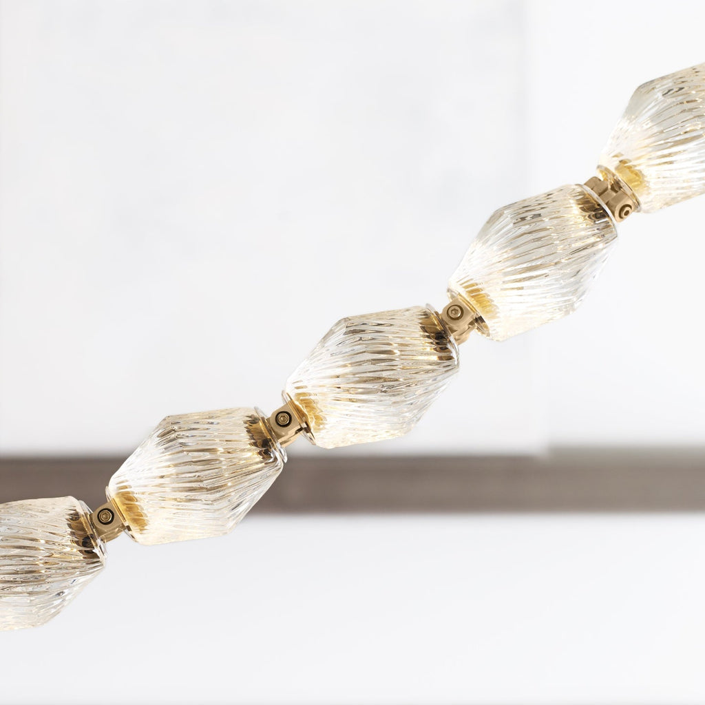 Glass Chain Chandelier — Chandelier | Maison Monashee — view 28
