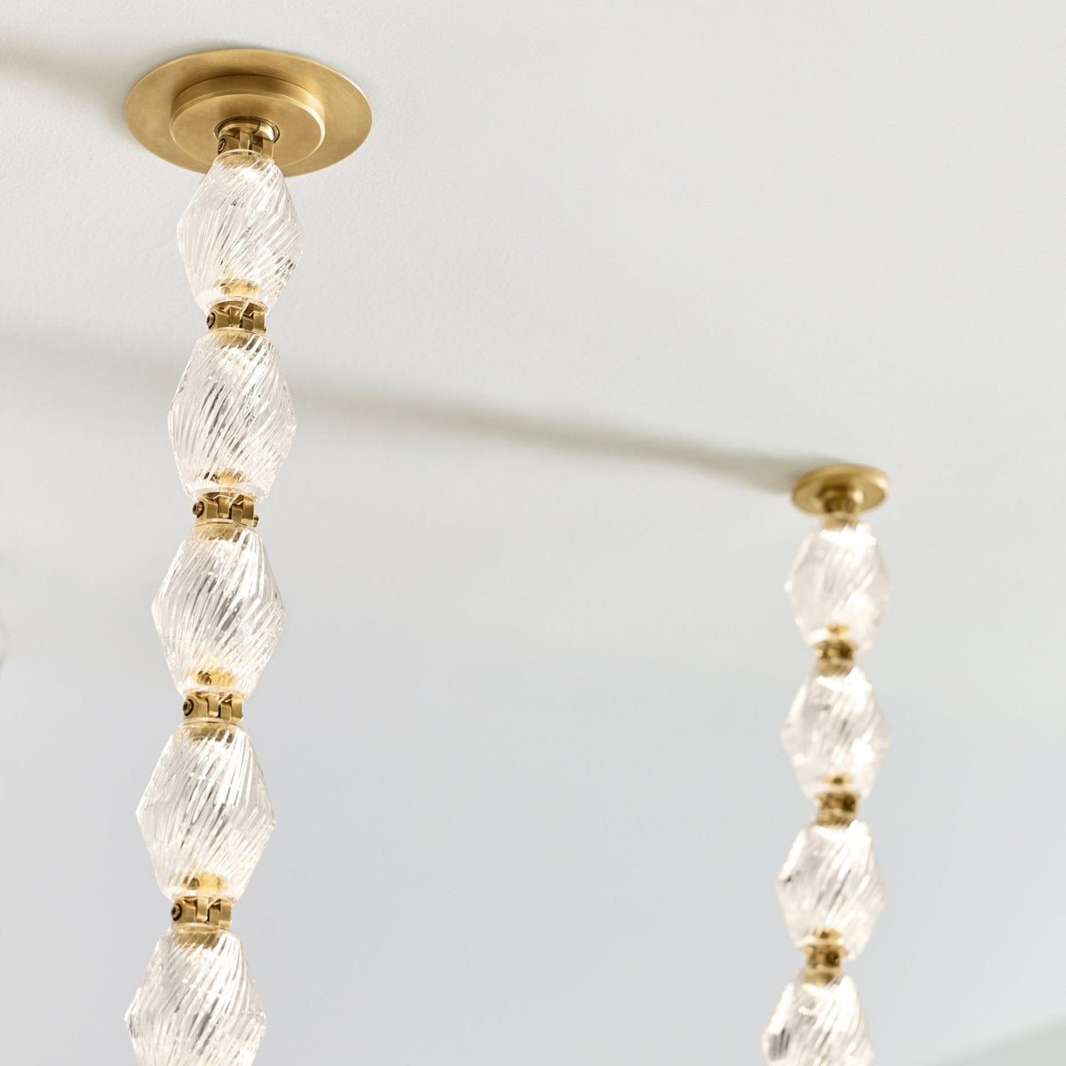 Glass Chain Chandelier — Chandelier | Maison Monashee — view 31