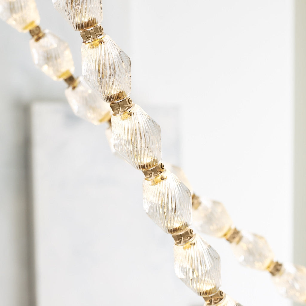 Glass Chain Chandelier — Chandelier | Maison Monashee — view 38