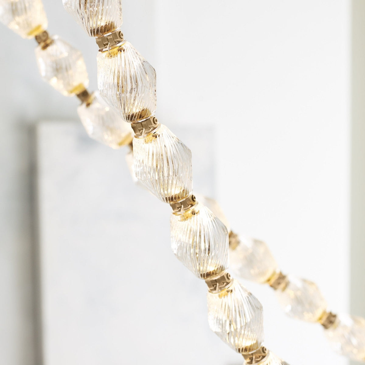 Glass Chain Chandelier — Chandelier | Maison Monashee — view 38