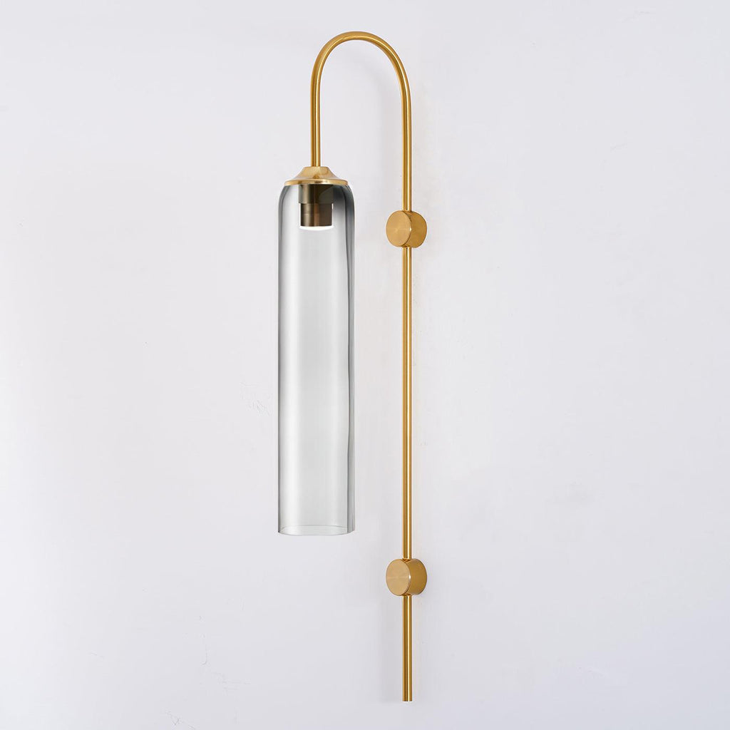 Glass Cylinder Wall Sconce — Wall Sconce | Maison Monashee — view 25