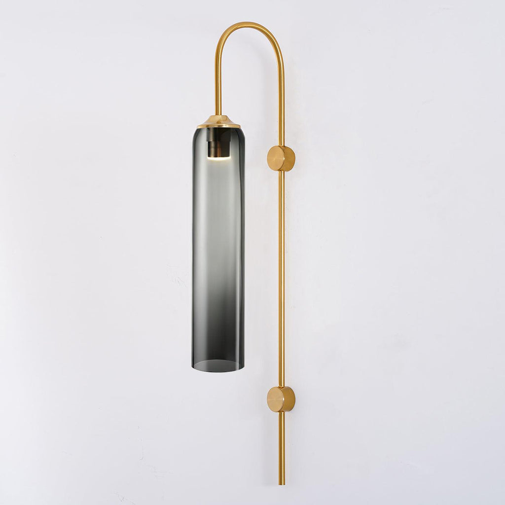 Glass Cylinder Wall Sconce — Wall Sconce | Maison Monashee — view 27