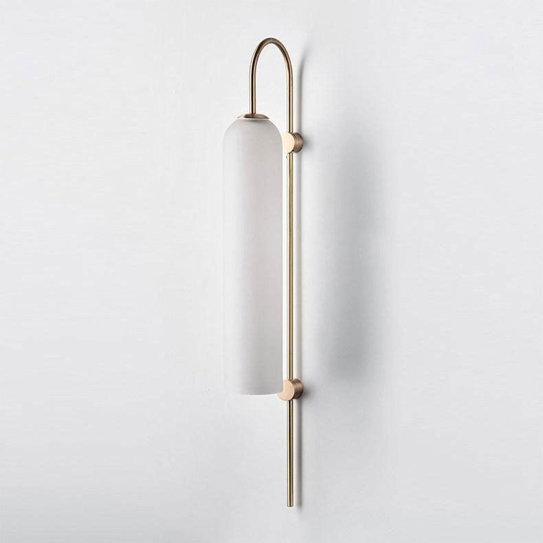 Glass Cylinder Wall Sconce — Wall Sconce | Maison Monashee — view 28