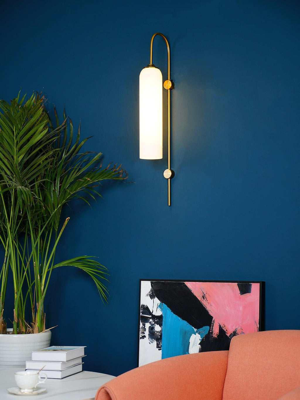 Glass Cylinder Wall Sconce — Wall Sconce | Maison Monashee — view 15