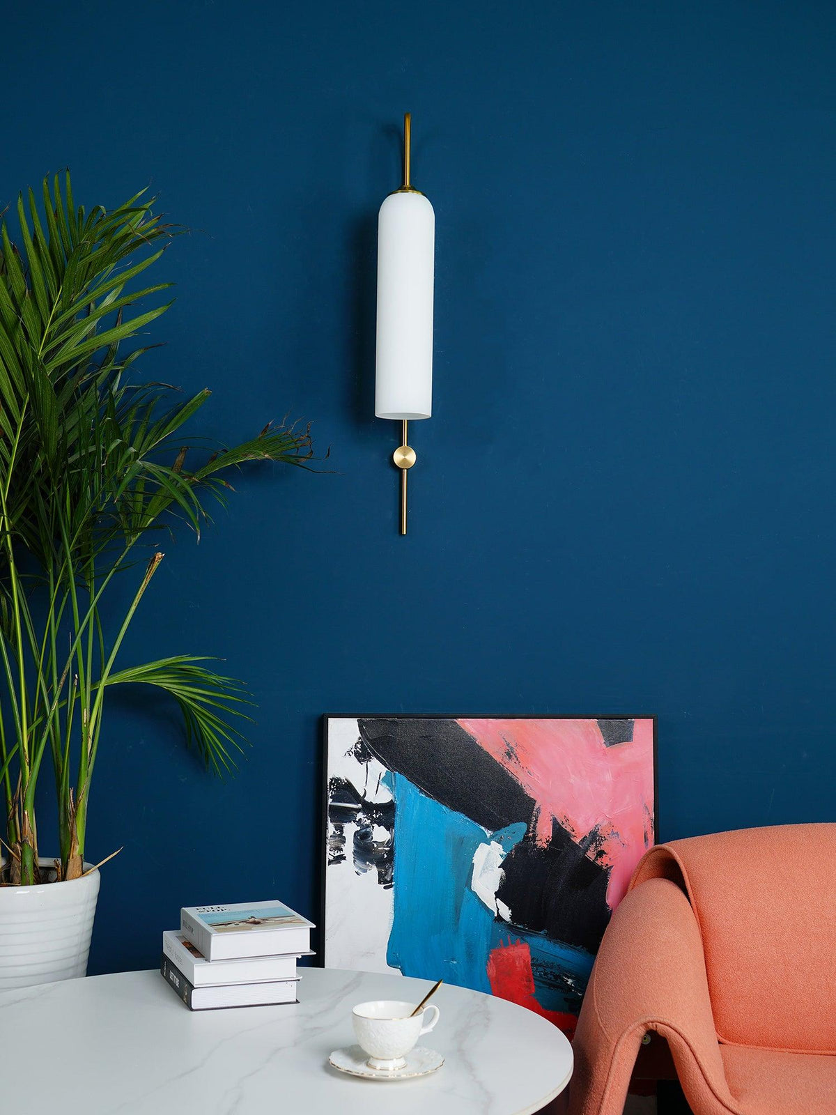 Glass Cylinder Wall Sconce — Wall Sconce | Maison Monashee — view 14