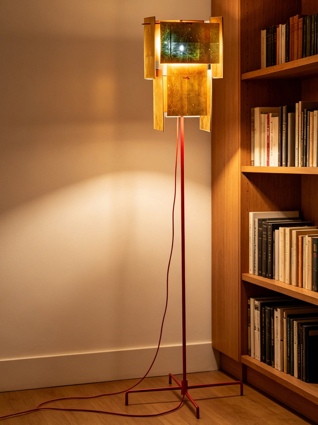 Red Modern Floor Lamp — Floor Lamp | Maison Monashee — view 12