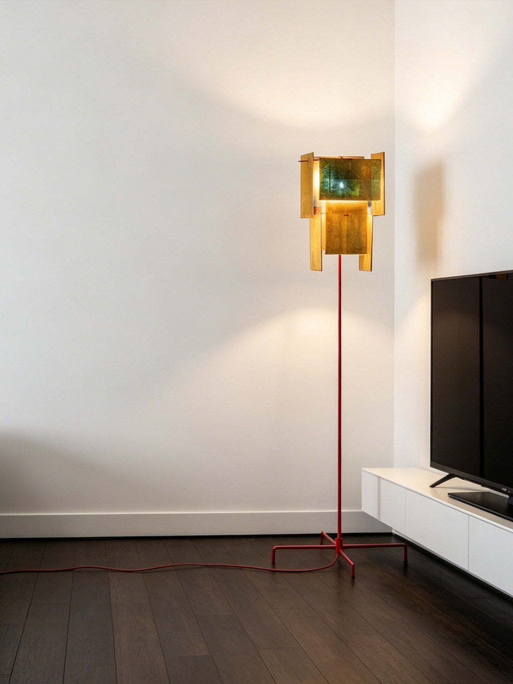 Red Modern Floor Lamp — Floor Lamp | Maison Monashee — view 11