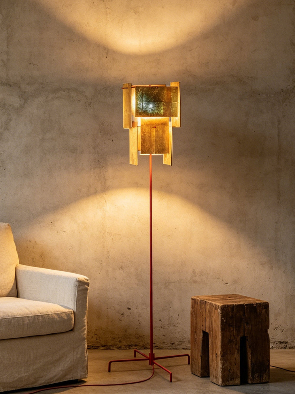 Red Modern Floor Lamp — Floor Lamp | Maison Monashee — view 15