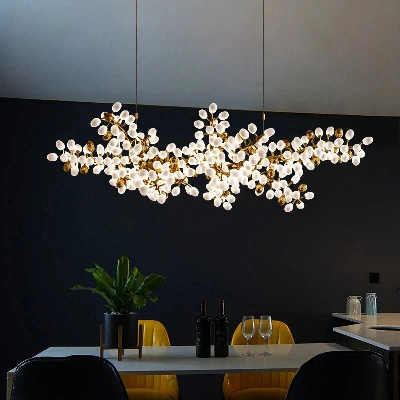 Gold Murano Glass Chandelier — Chandelier | Maison Monashee — view 34