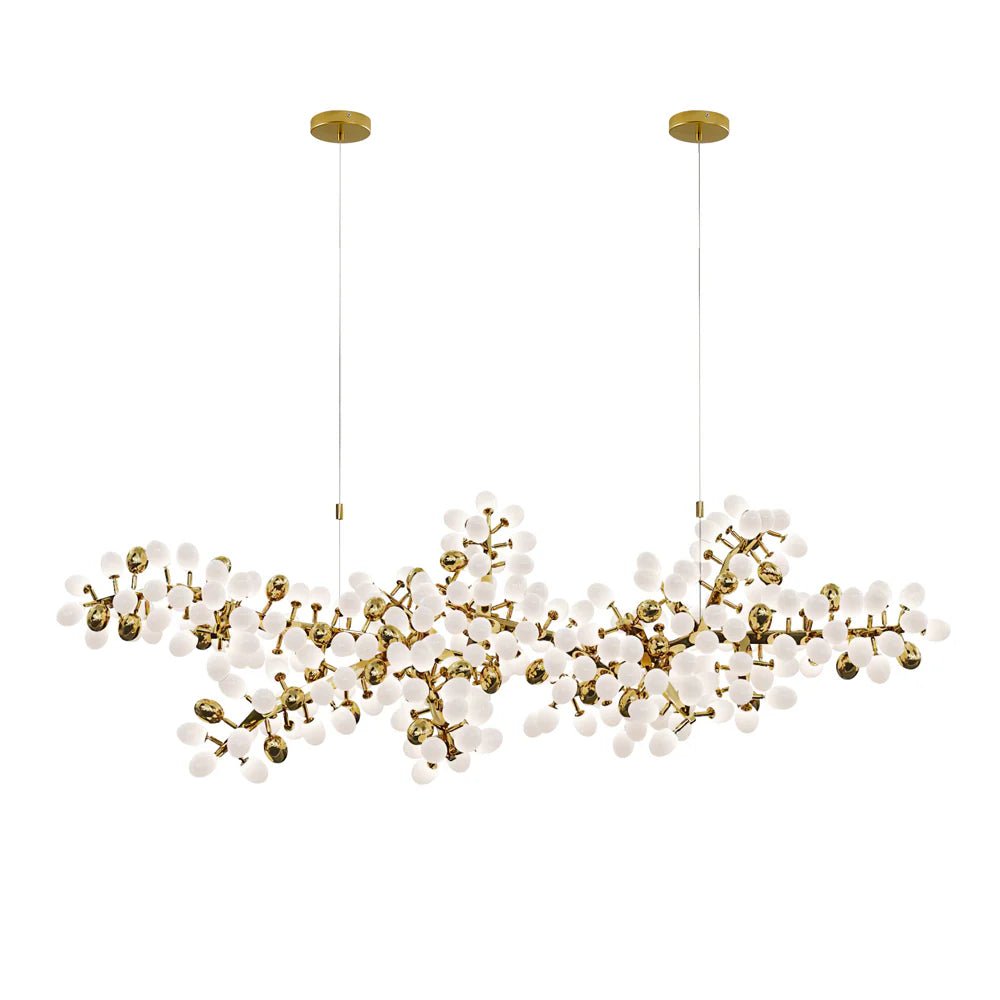 Gold Murano Glass Chandelier — Chandelier | Maison Monashee — view 9