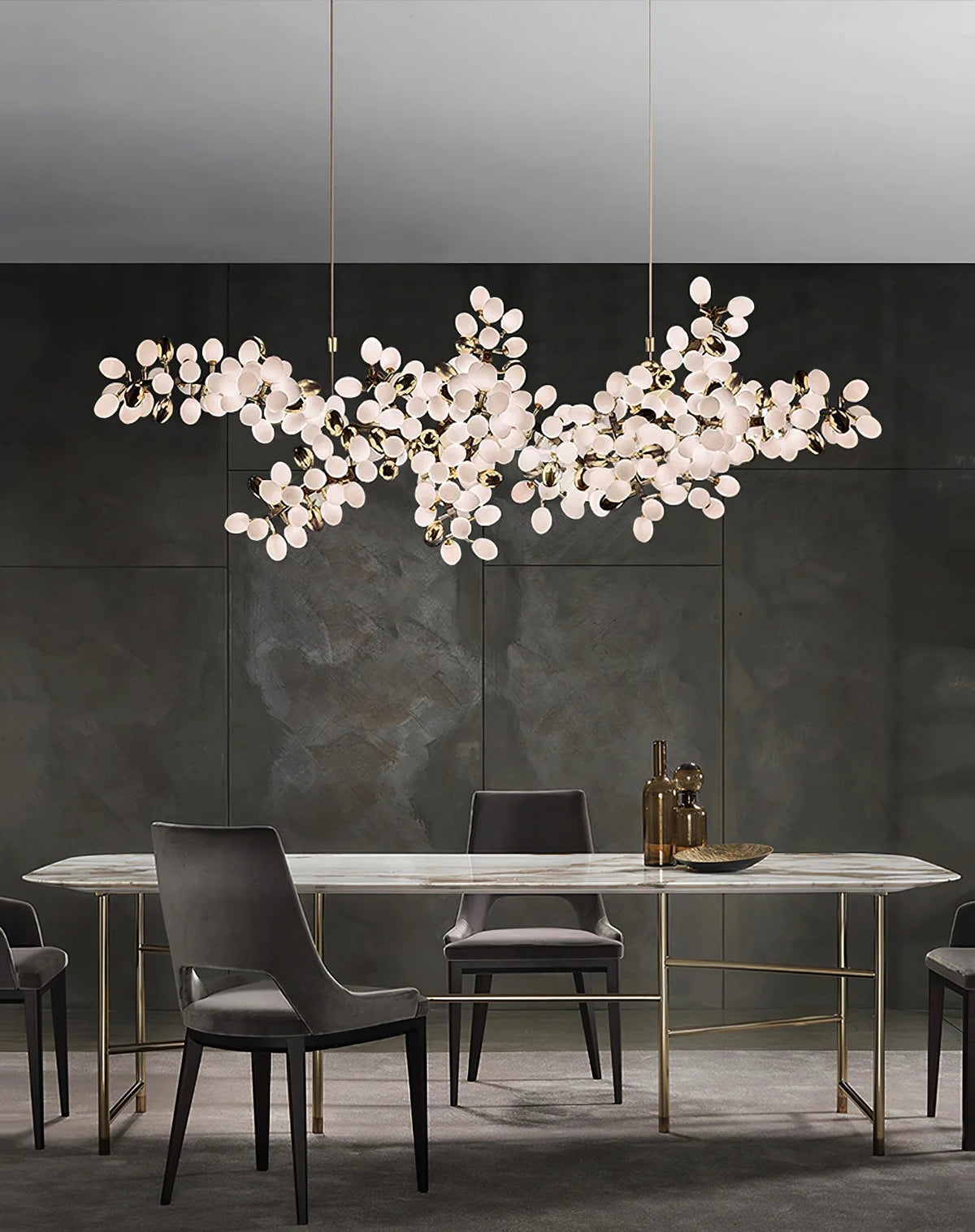 Gold Murano Glass Chandelier — Chandelier | Maison Monashee — view 27