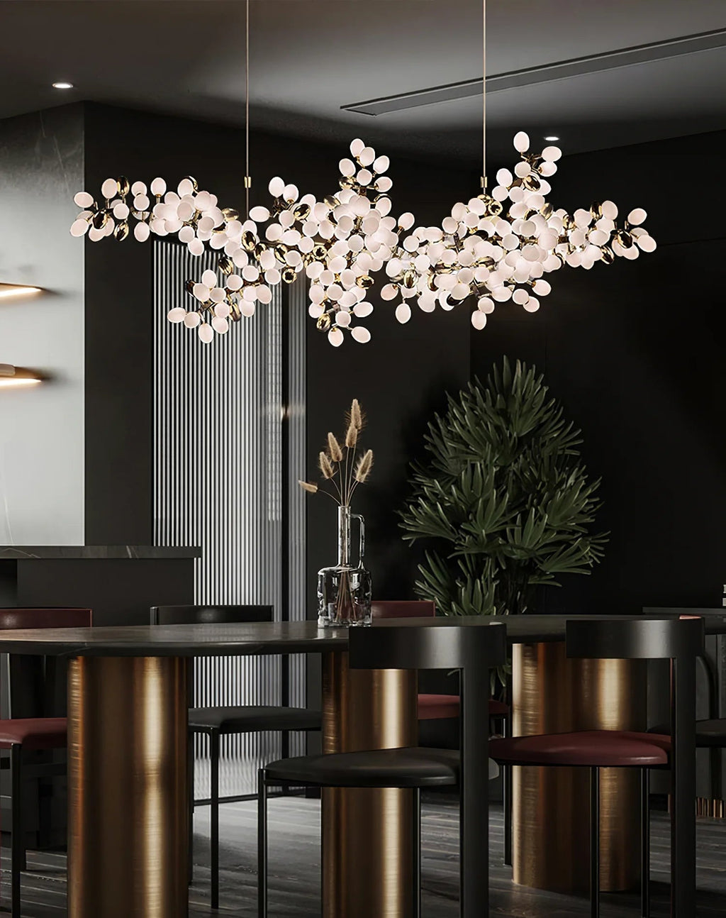 Gold Murano Glass Chandelier — Chandelier | Maison Monashee — view 29