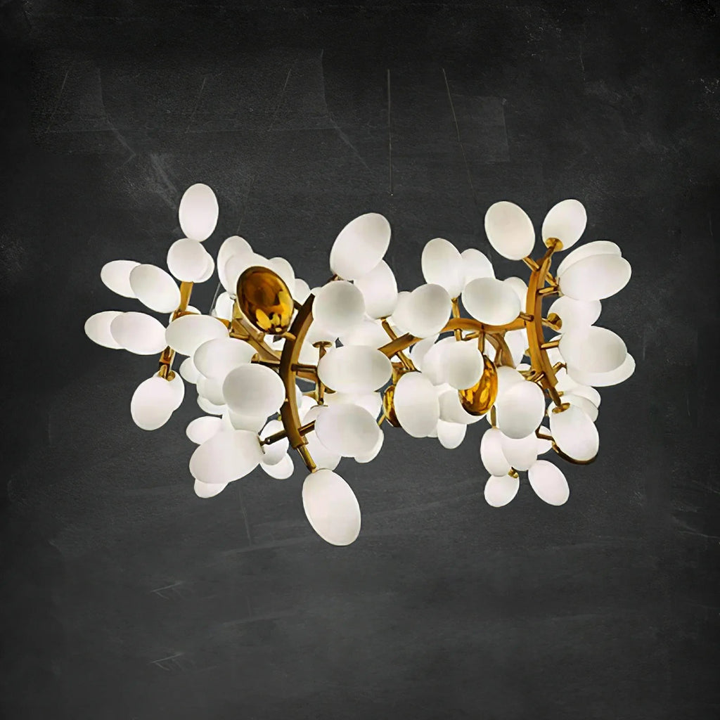 Gold Murano Glass Chandelier — Chandelier | Maison Monashee — view 32