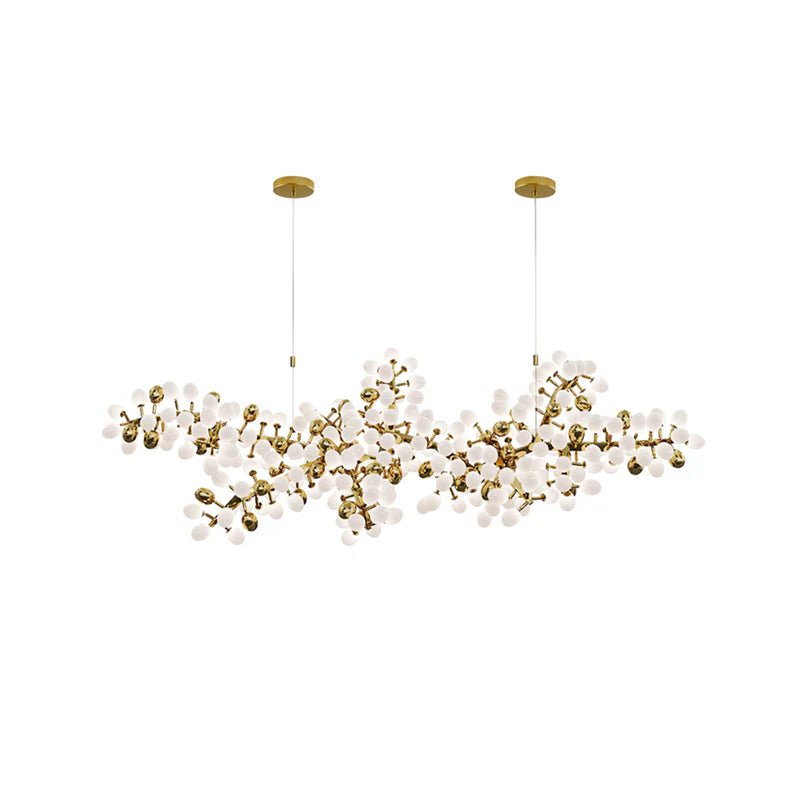 Gold Murano Glass Chandelier — Chandelier | Maison Monashee — view 10