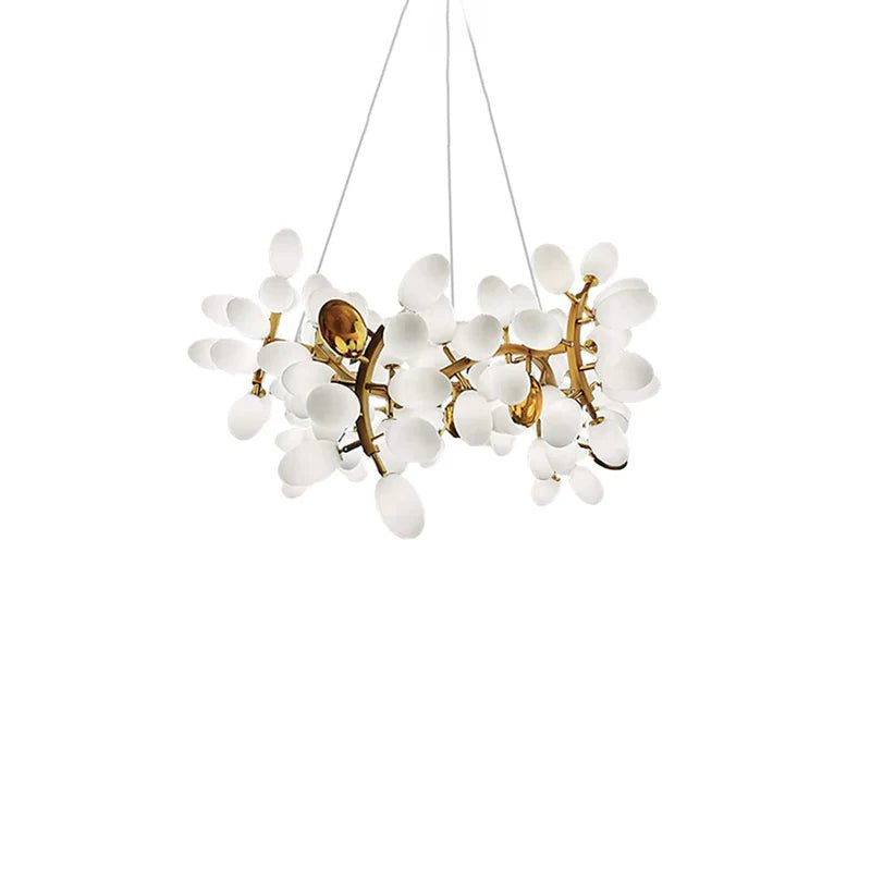 Gold Murano Glass Chandelier — Chandelier | Maison Monashee — view 21