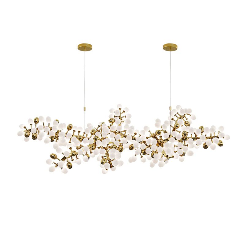 Gold Murano Glass Chandelier — Chandelier | Maison Monashee — view 22
