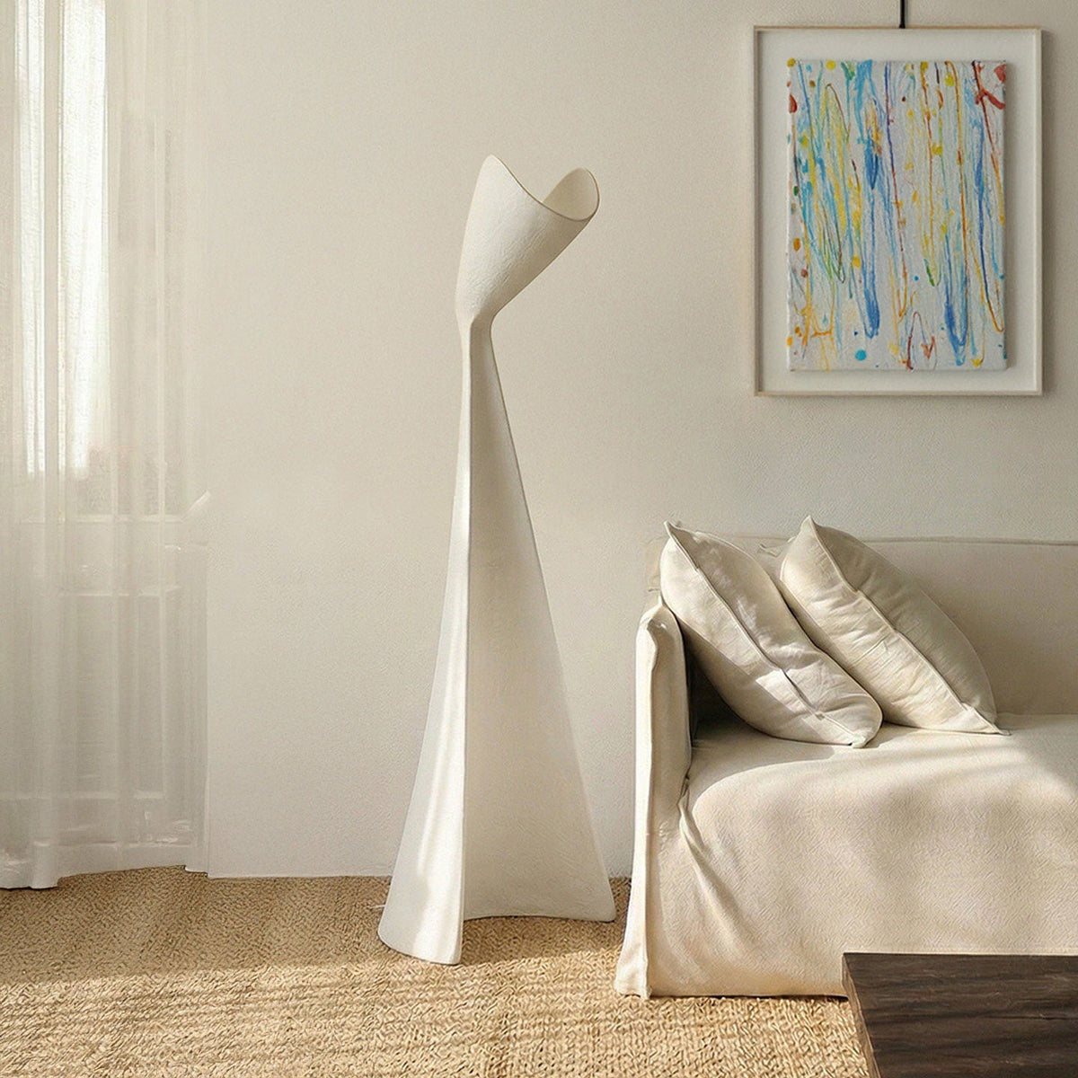 Modern Black Floor Lamp for Living Room — Floor Lamp | Maison Monashee — view 2