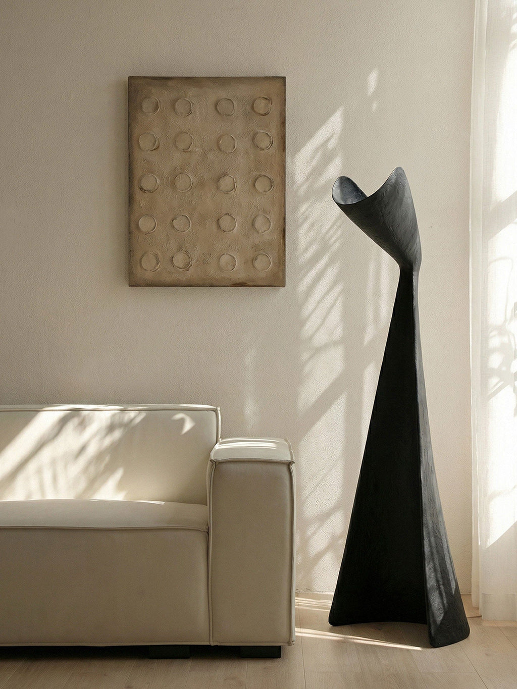 Modern Black Floor Lamp for Living Room — Floor Lamp | Maison Monashee — view 20