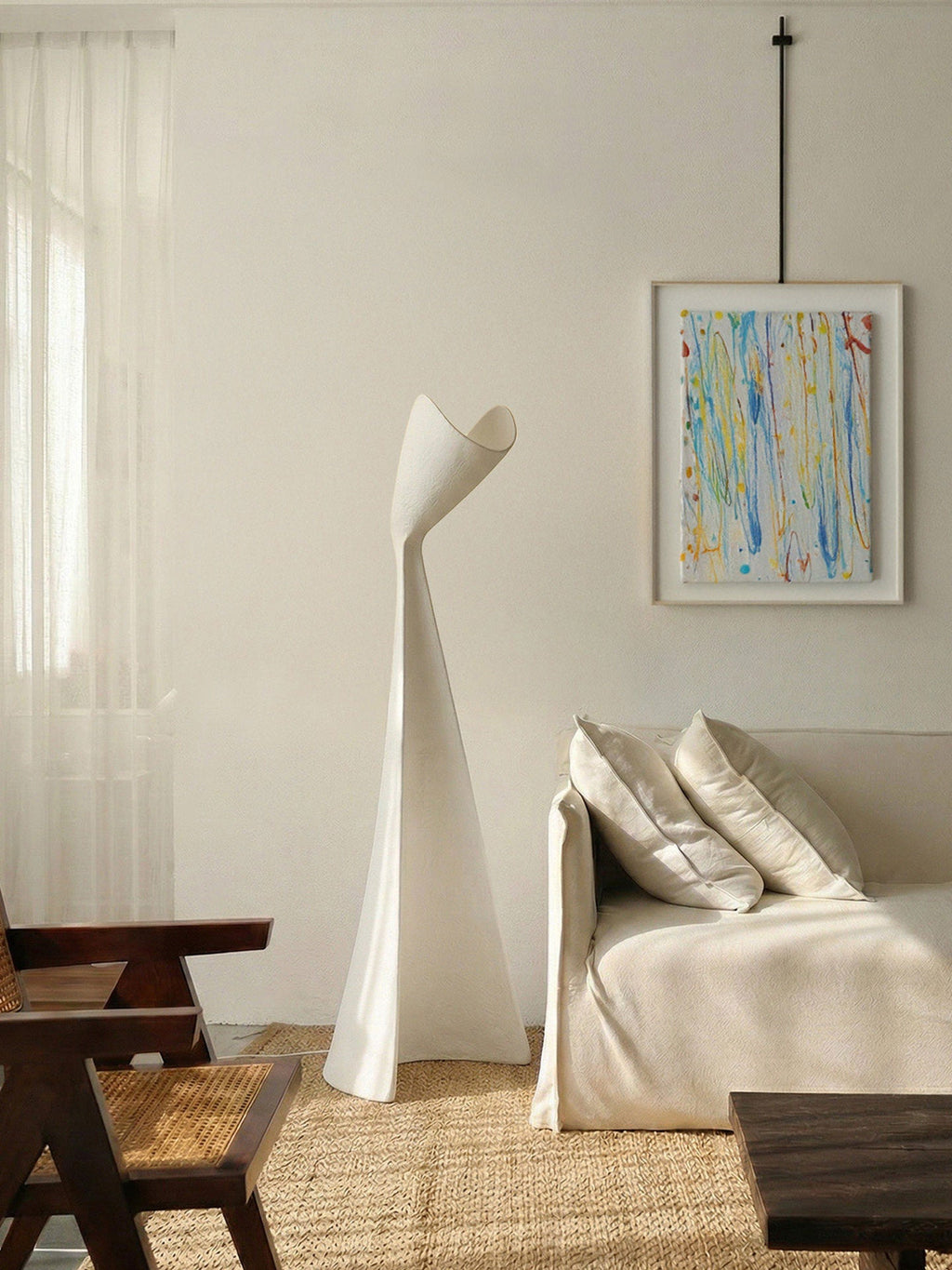 Modern Black Floor Lamp for Living Room — Floor Lamp | Maison Monashee — view 21