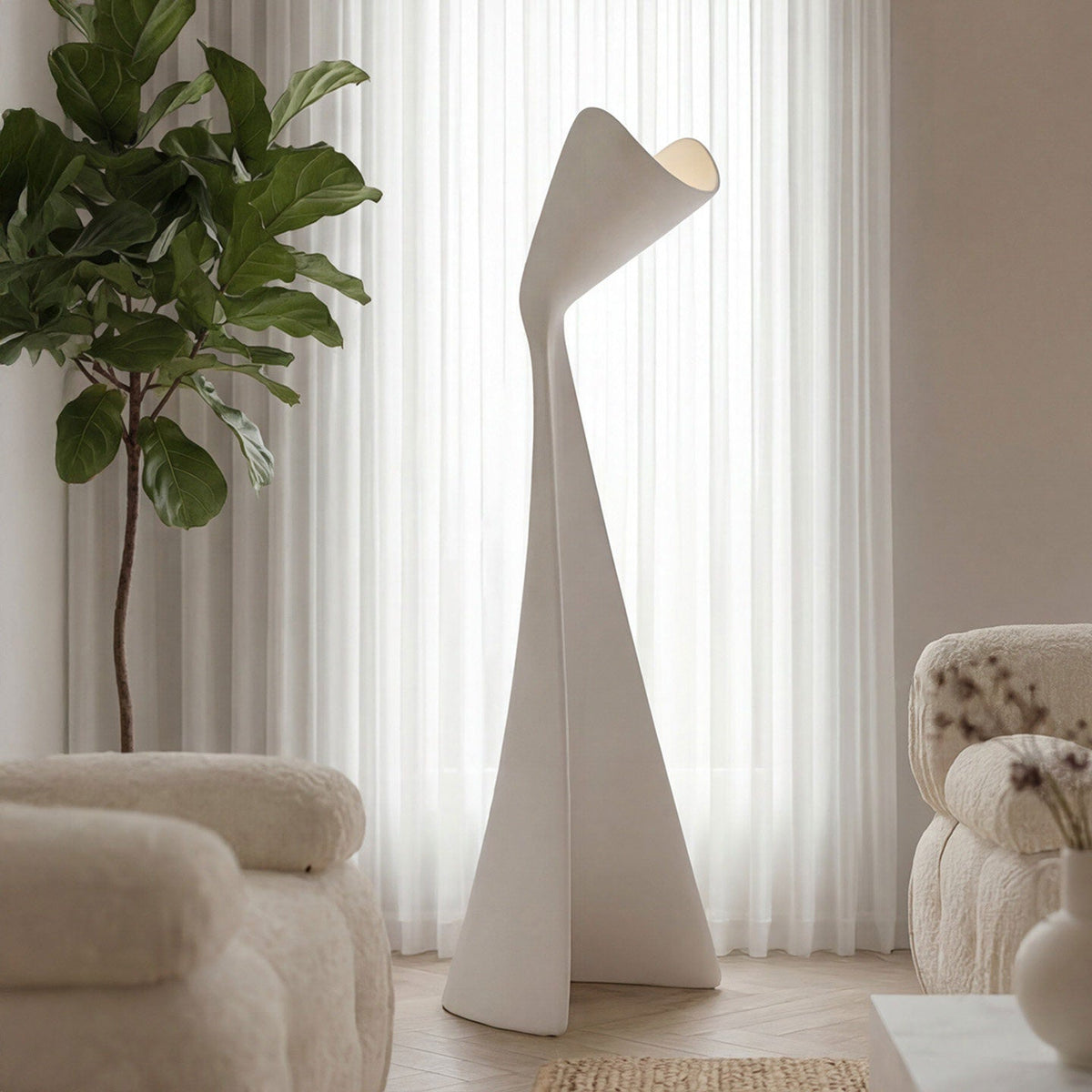 Modern Black Floor Lamp for Living Room — Floor Lamp | Maison Monashee — view 25