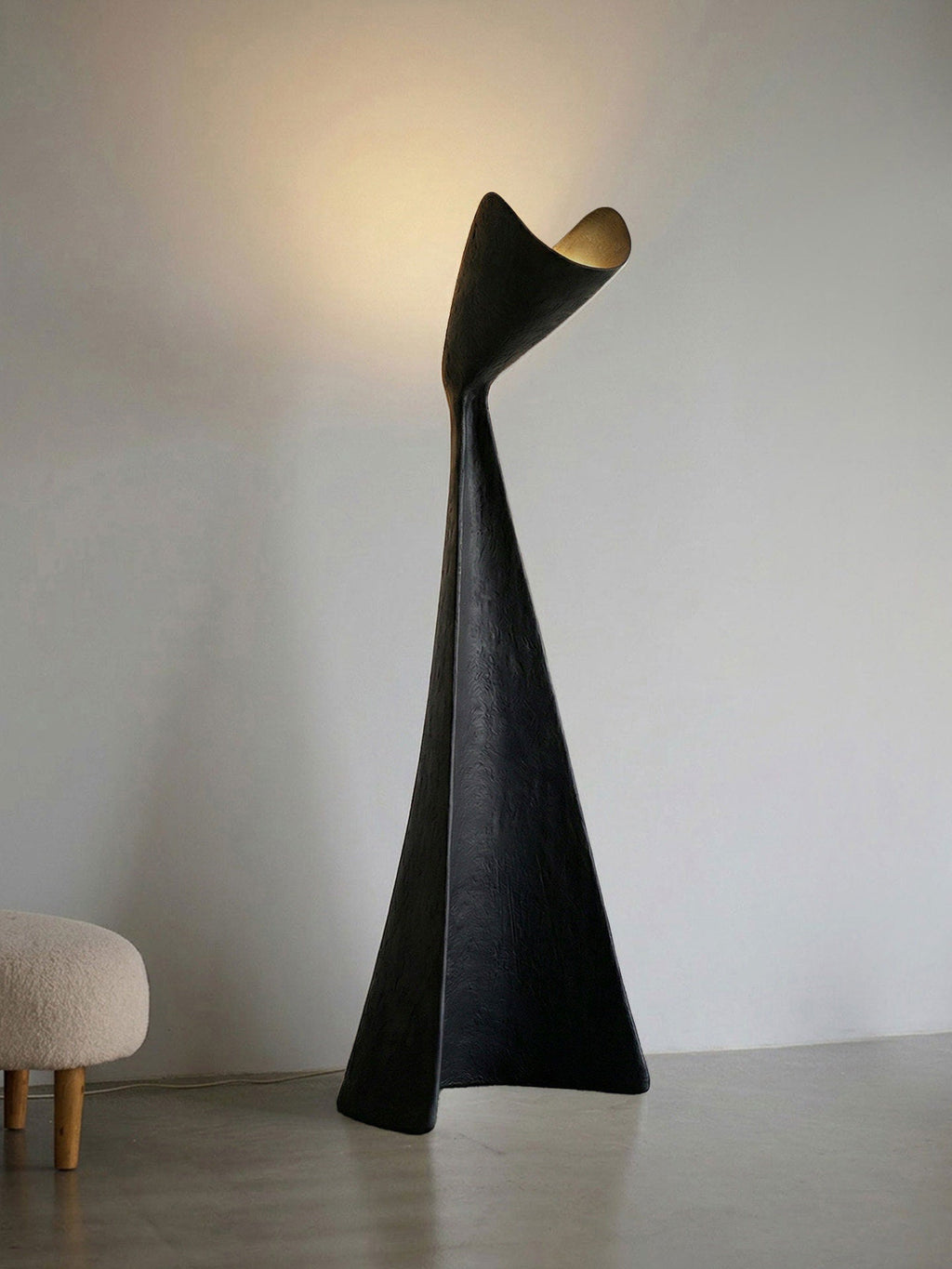 Modern Black Floor Lamp for Living Room — Floor Lamp | Maison Monashee — view 7