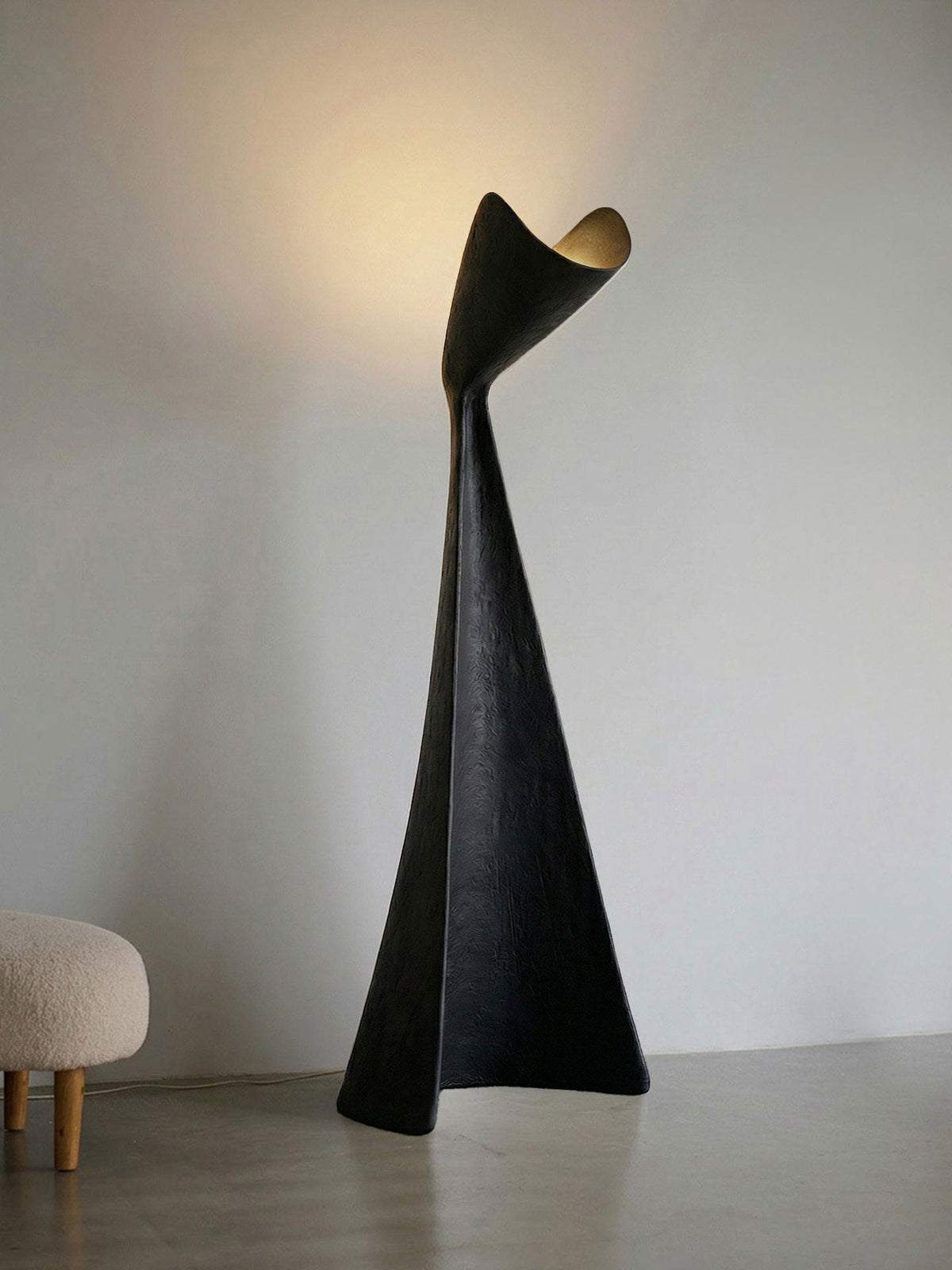 Modern Black Floor Lamp for Living Room — Floor Lamp | Maison Monashee — view 7
