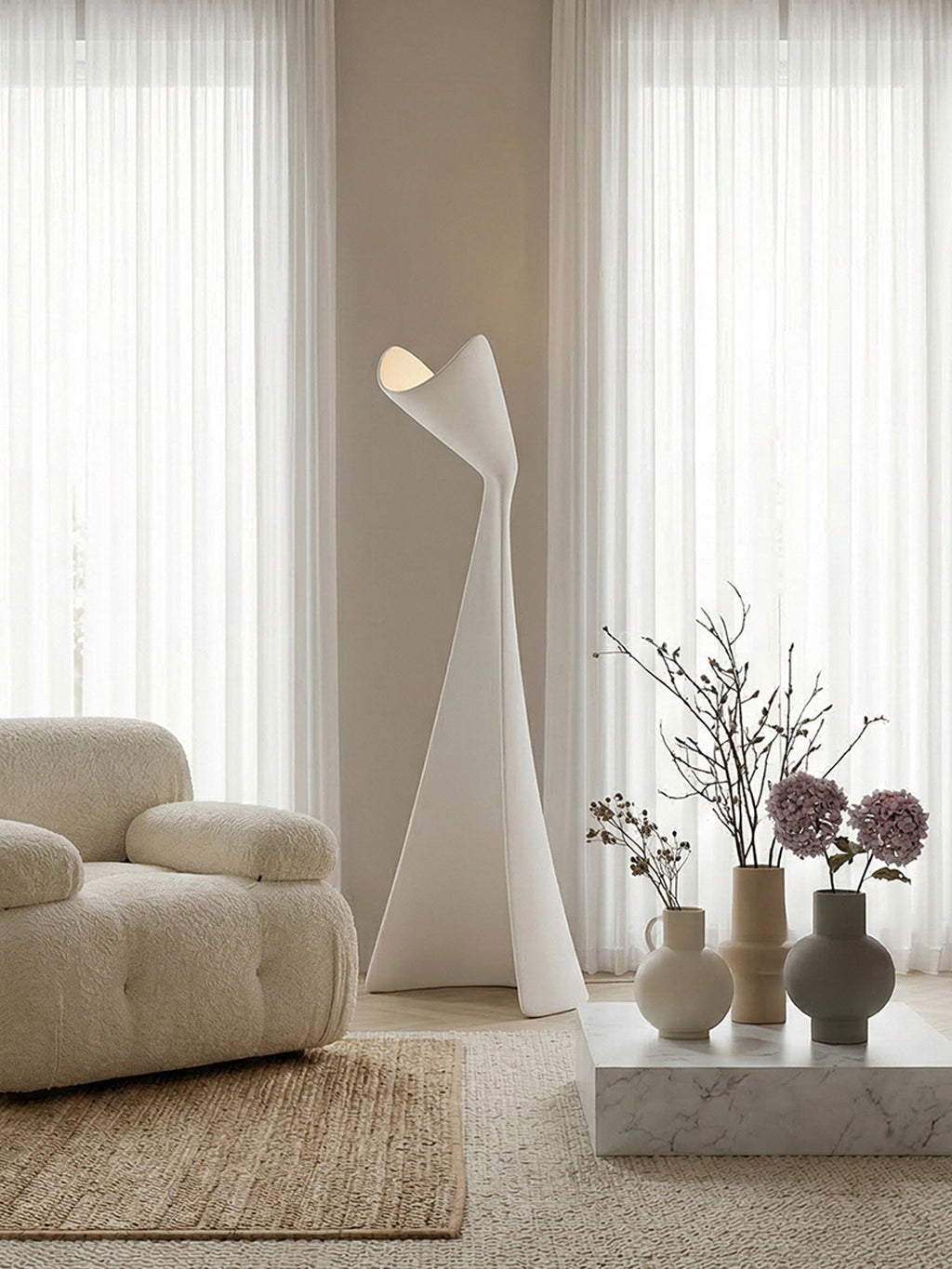 Modern Black Floor Lamp for Living Room — Floor Lamp | Maison Monashee — view 8