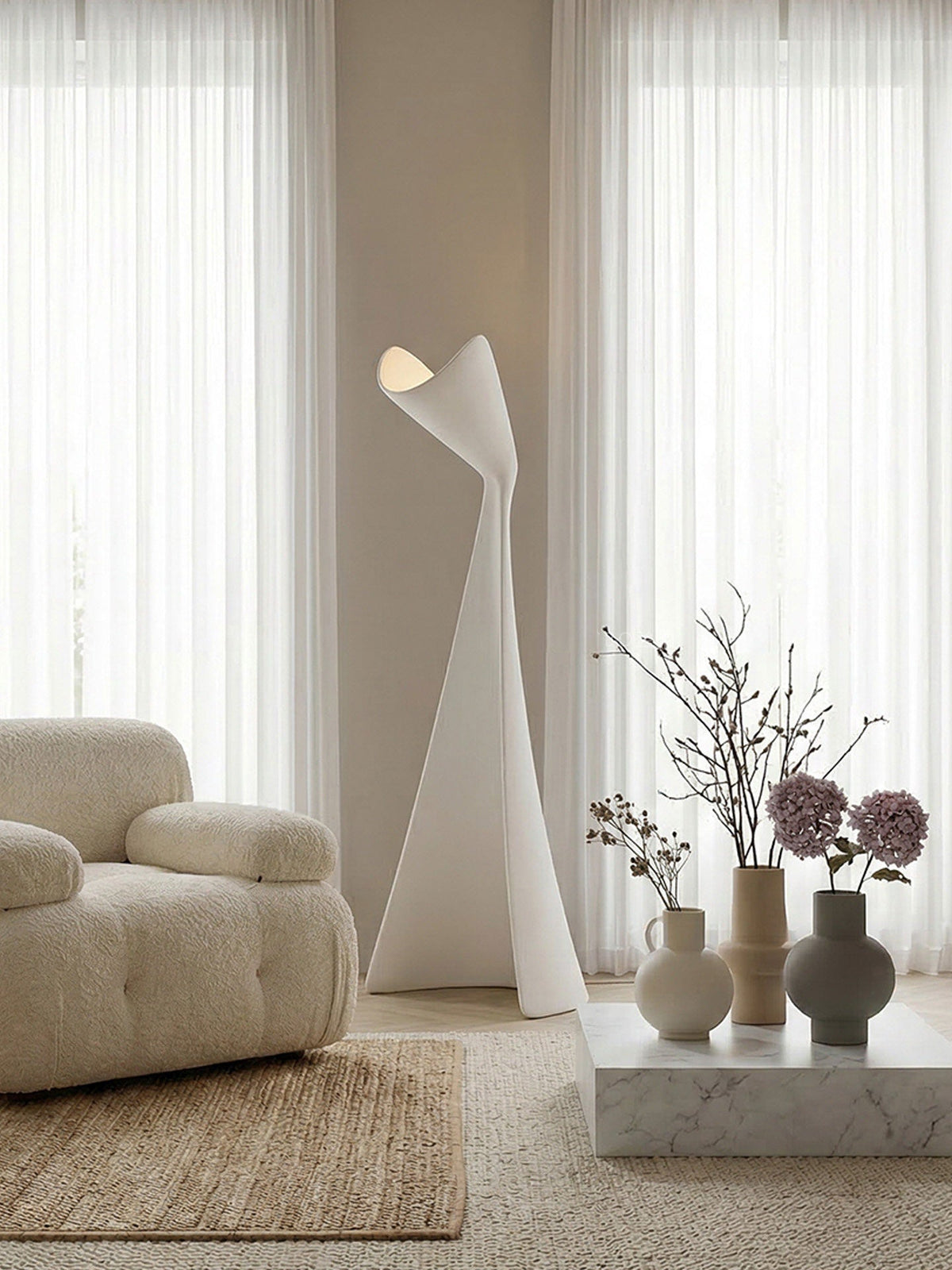 Modern Black Floor Lamp for Living Room — Floor Lamp | Maison Monashee — view 8