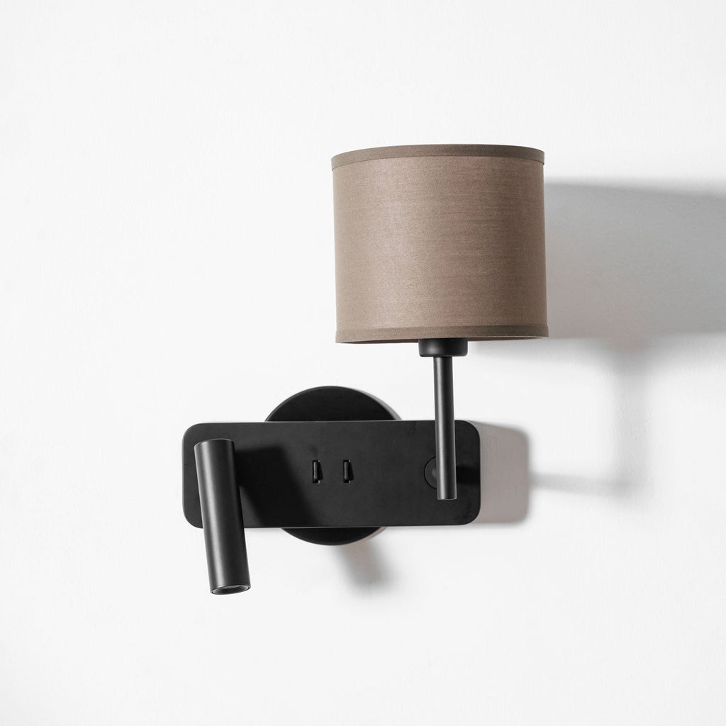 Black Bedside Sconce — Wall Sconce | Maison Monashee — view 17