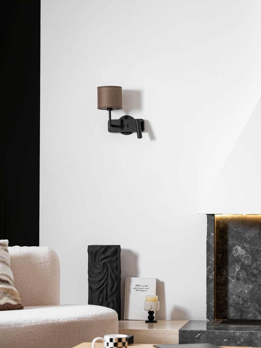 Black Bedside Sconce — Wall Sconce | Maison Monashee — view 7