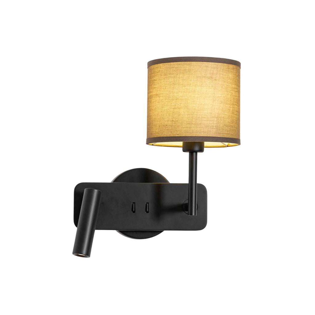 Black Bedside Sconce — Wall Sconce | Maison Monashee — view 19