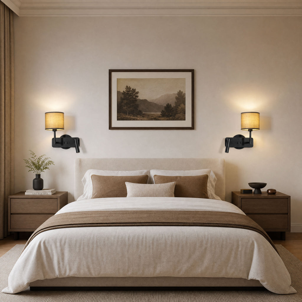 Black Bedside Sconce — Wall Sconce | Maison Monashee — view 2