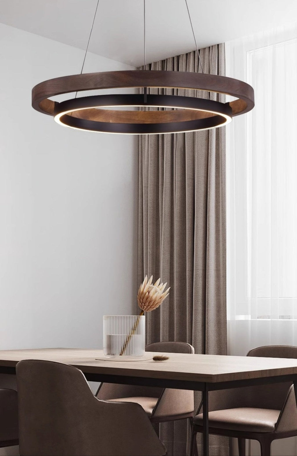 2 Ring Pendant Light — Pendant Light | Maison Monashee — view 12