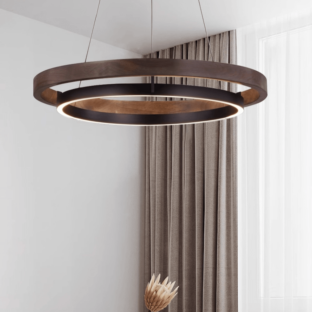 2 Ring Pendant Light — Pendant Light | Maison Monashee — view 17
