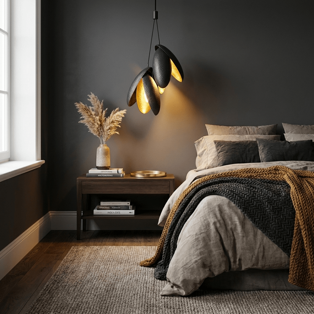 Hammered Metal Pendant Light — Pendant Light | Maison Monashee — view 4