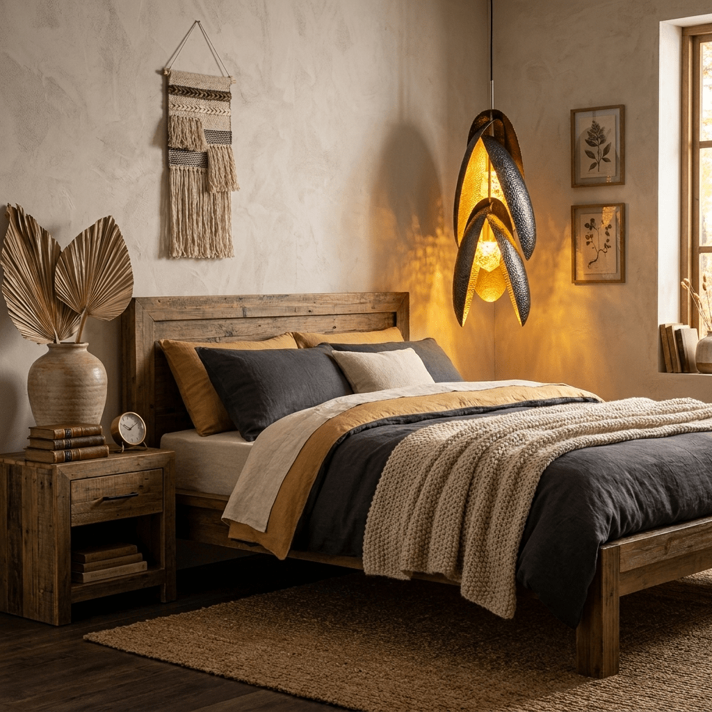 Hammered Metal Pendant Light — Pendant Light | Maison Monashee — view 2