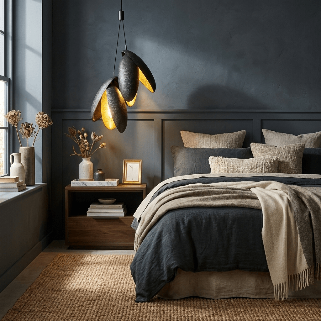 Hammered Metal Pendant Light — Pendant Light | Maison Monashee — view 5
